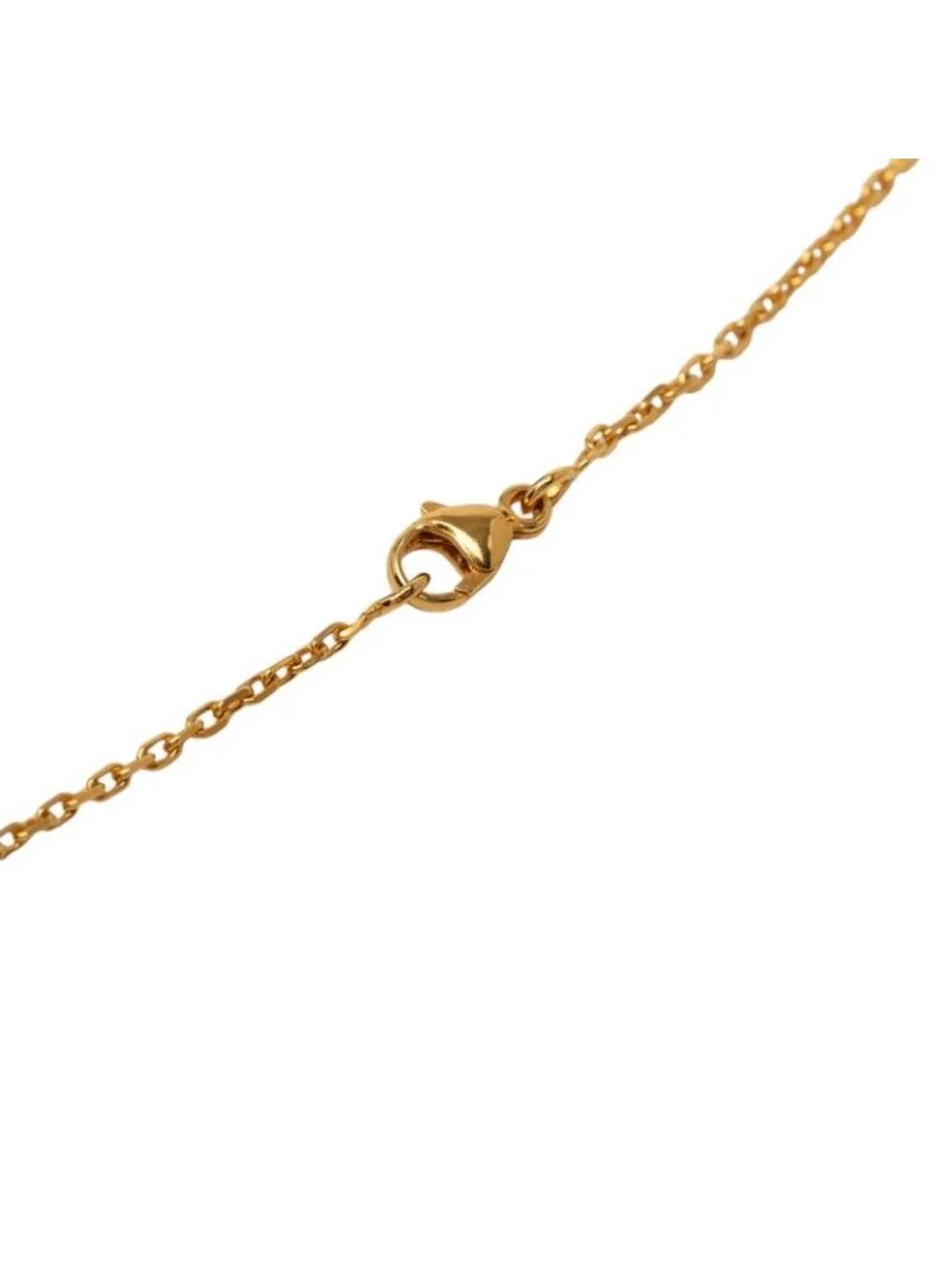 Hermes Chaine D'ancre Illiad Necklace Pink Gold Plated